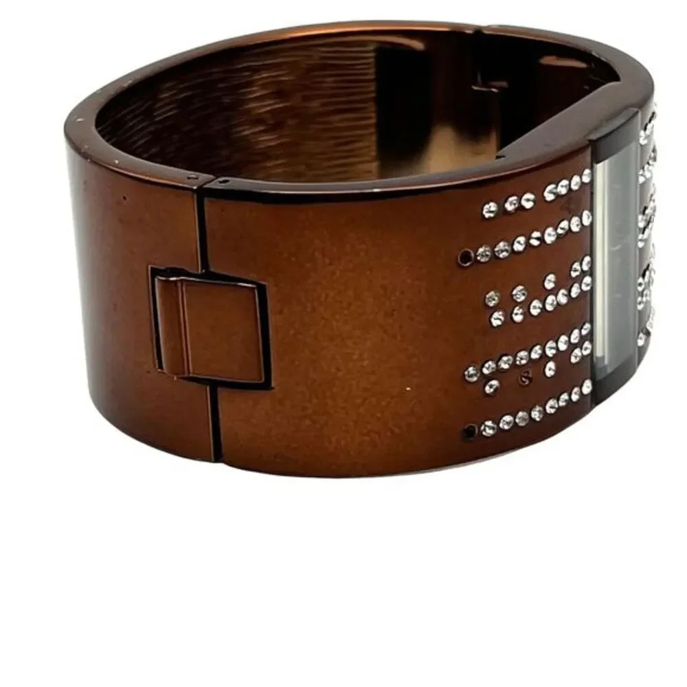 ELGIN II Women's‎ Watch Bangle Rhinestones Bracelet